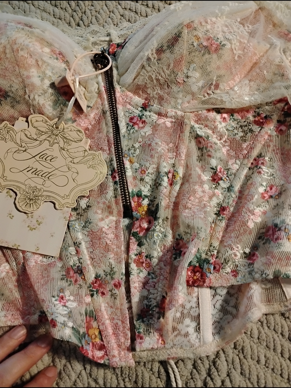 Lacemade Rose Time Magic Corset - Picture 7 of 14
